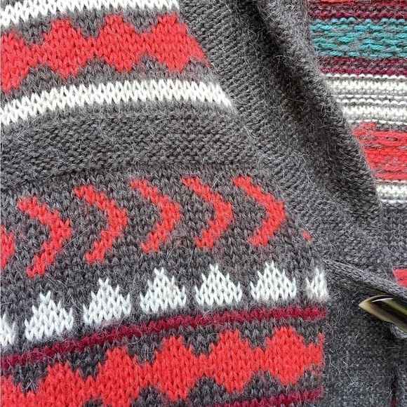 SouthWestern Inspired Cardigan Sweater wool blend Size S - Picture 7 of 8